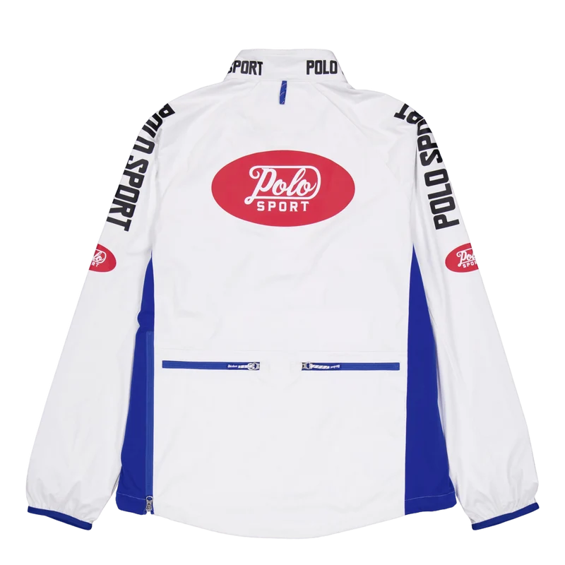 Polo Sport Water-Repellent Pullover Ceramic White/Heritage Blue