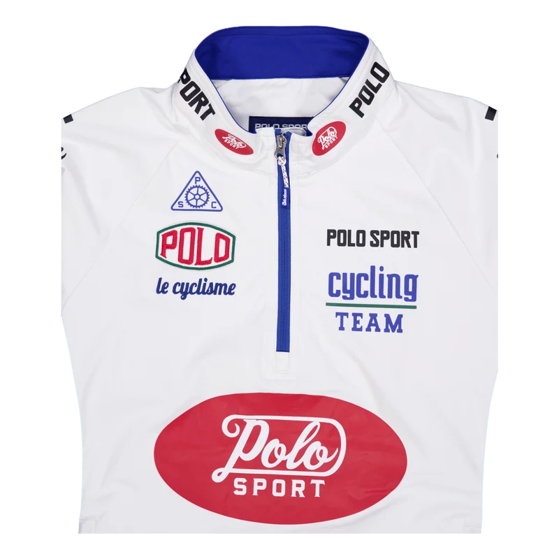Polo Sport Water-Repellent Pullover Ceramic White/Heritage Blue