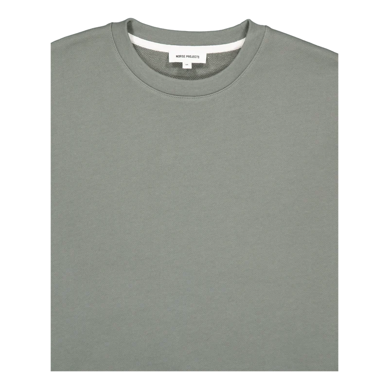 Vagn Slim Organic Sweatshirt Pewter