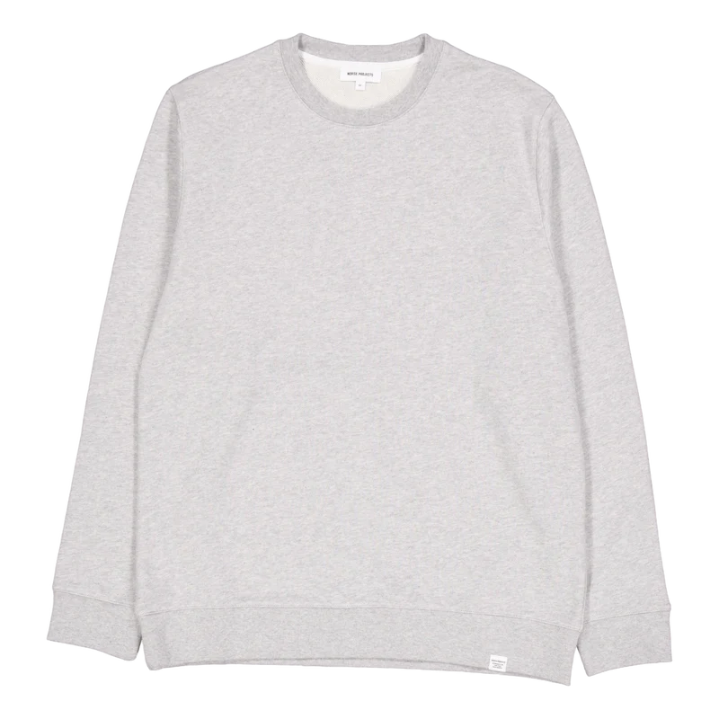 Vagn Classic Crew Light Grey Melange