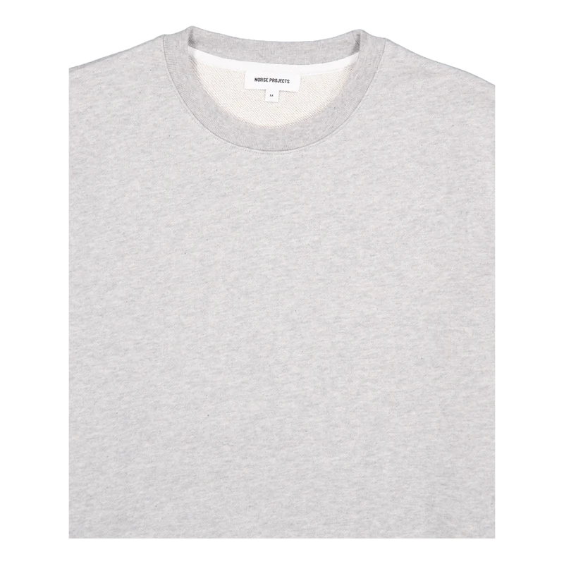 Vagn Classic Crew Light Grey Melange
