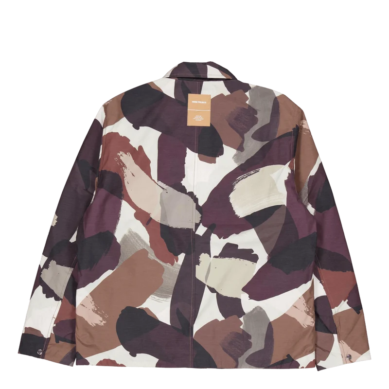 Pelle Camo Nylon Insulated Jac Espresso