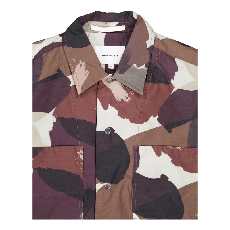 Pelle Camo Nylon Insulated Jac Espresso