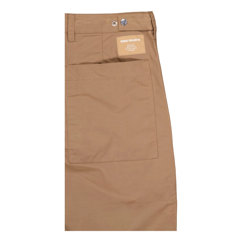 Sigur Relaxed Waxed Nylon Fati Camel