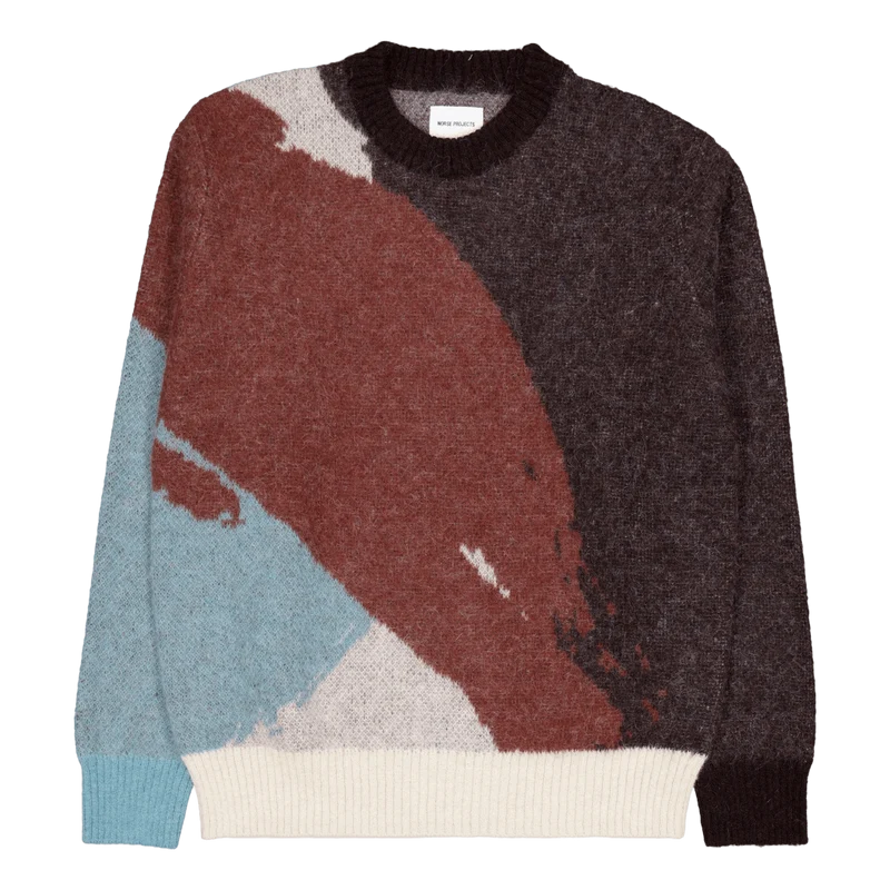 Arild Alpaca Mohair Jacquard S Espresso