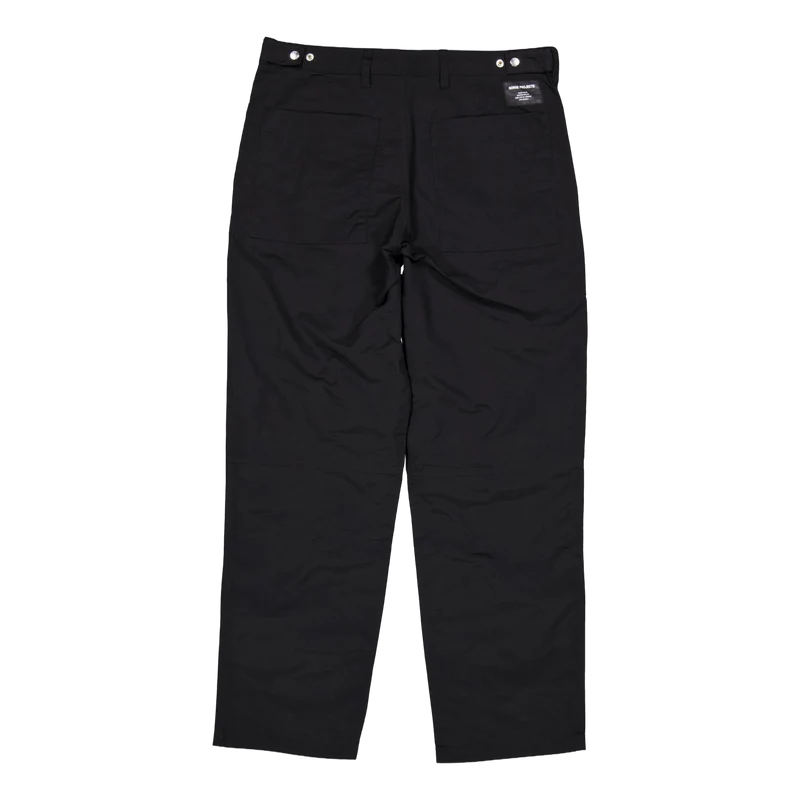 Sigur Relaxed Waxed Nylon Fati Black