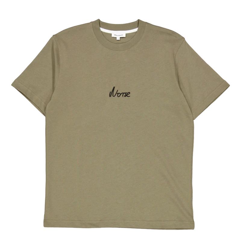 Johannes Organic Chain Stitch Sediment Green