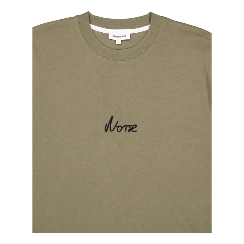 Johannes Organic Chain Stitch Sediment Green