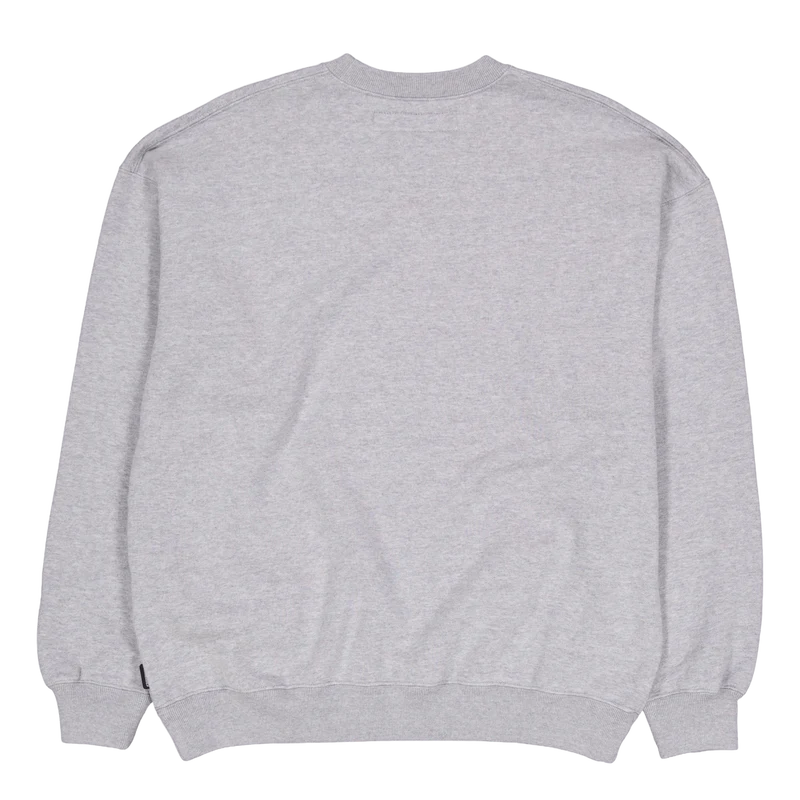 Plain Sweat Shirt Ls Gray
