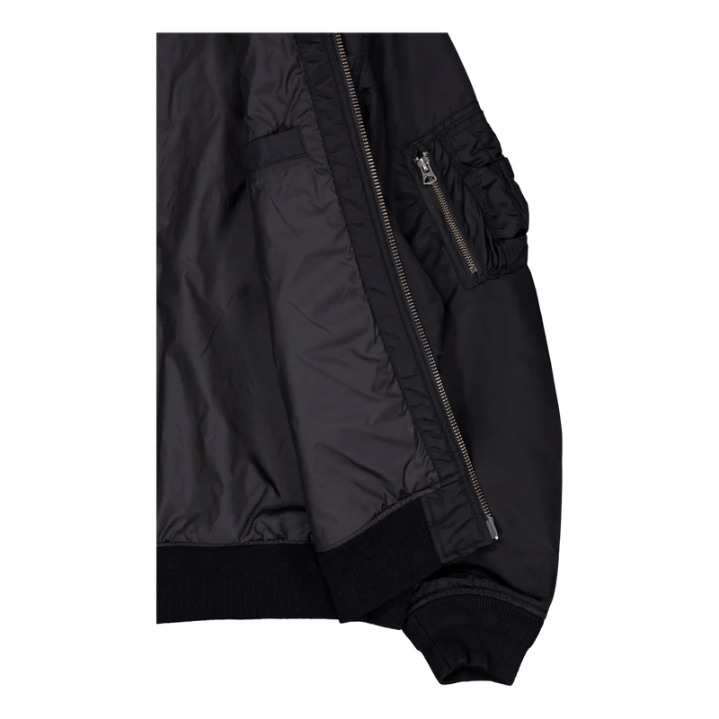 Nylon Twill-polo Sport Ma1 Polo Black