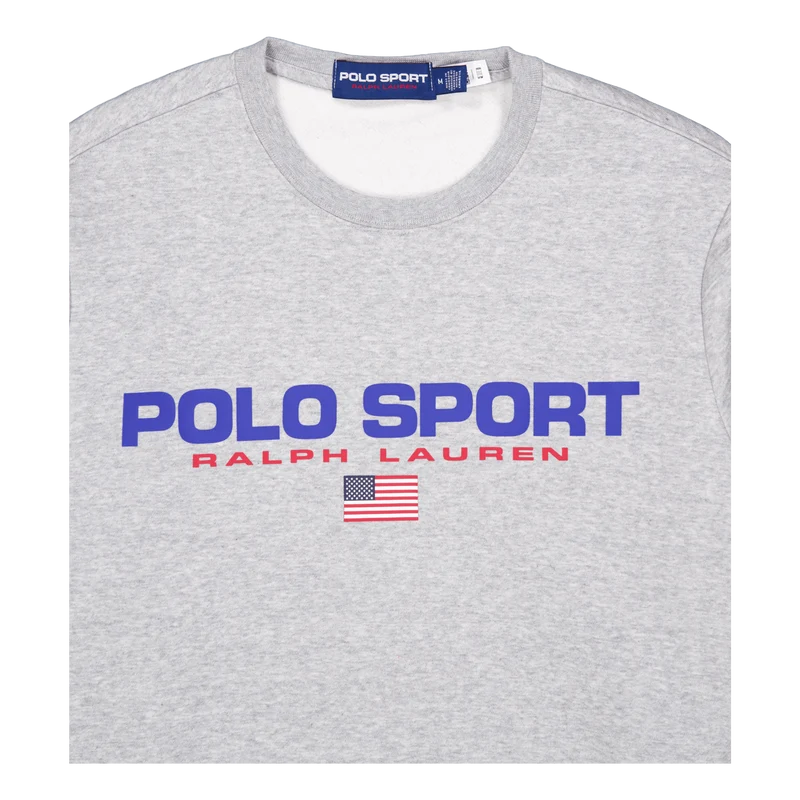 Polo Sport Fleece Sweatshirt Andover Heather/Red