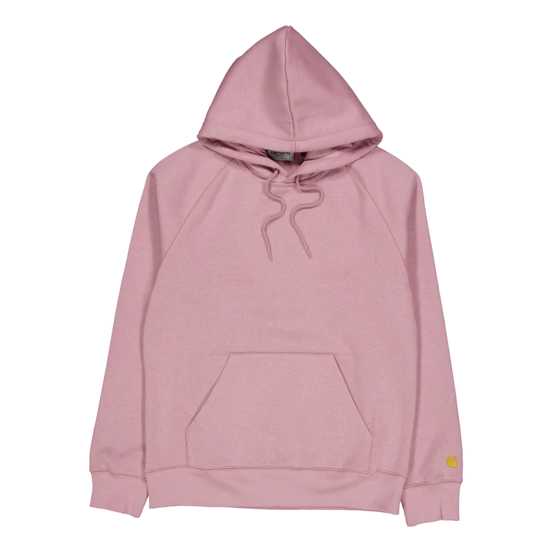 Hooded Chase Sweat Glassy Pink / Gold