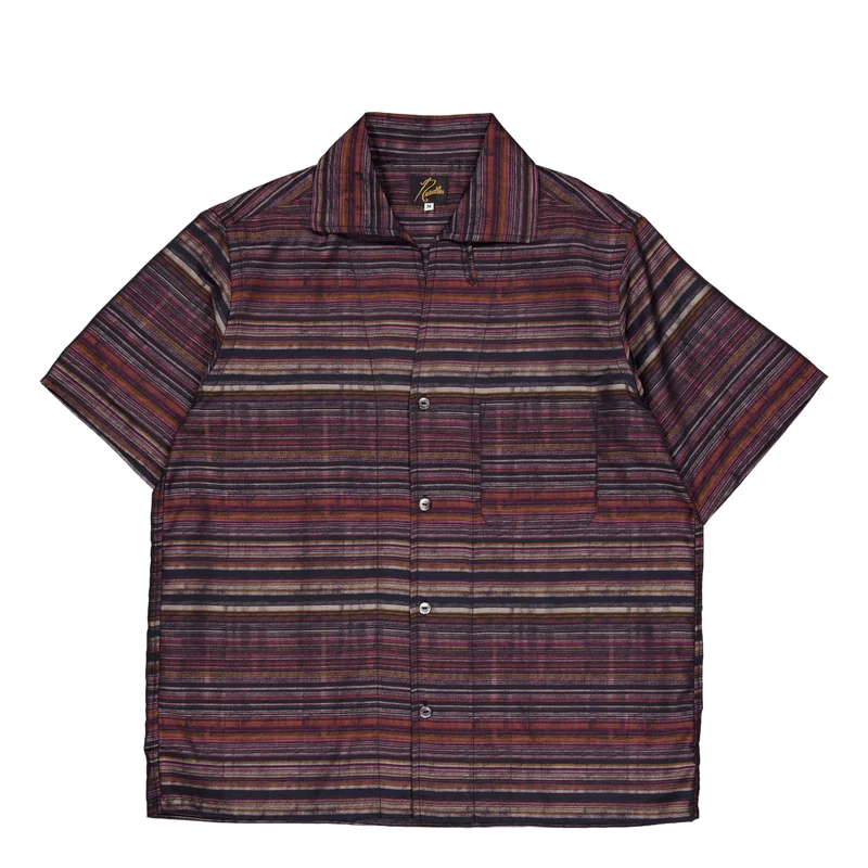 Needles S/s Italian Collar Shi Black/pink