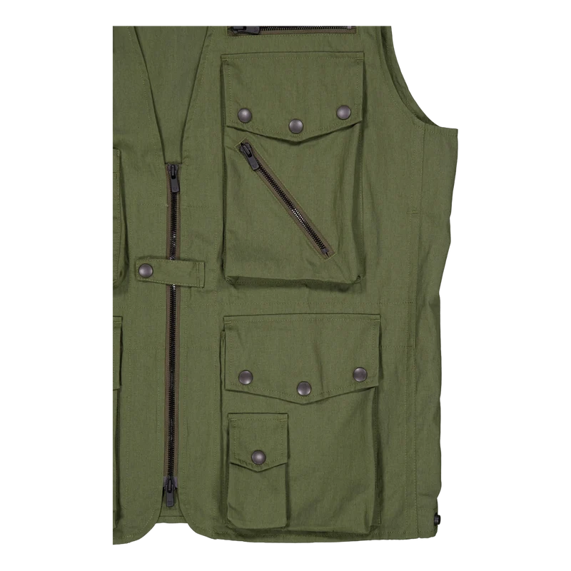 Needles Field Vest - C/n Oxfor A-olive