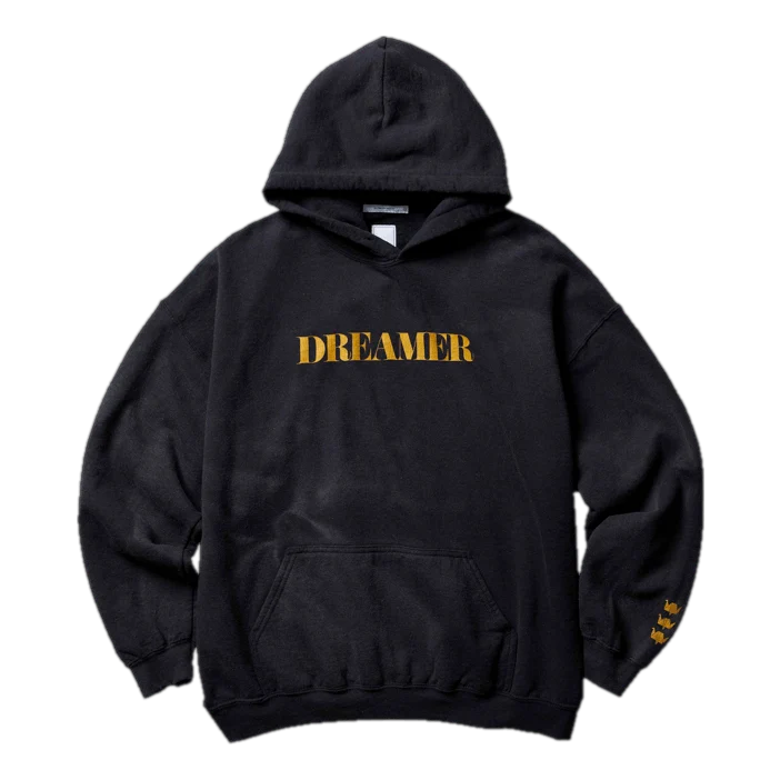 Vintage Wash Hoodie Black