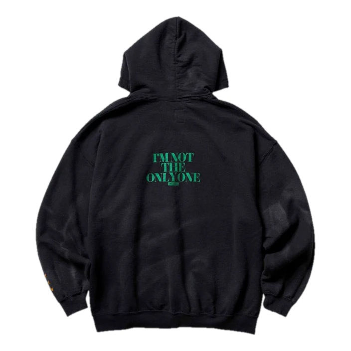 Vintage Wash Hoodie Black