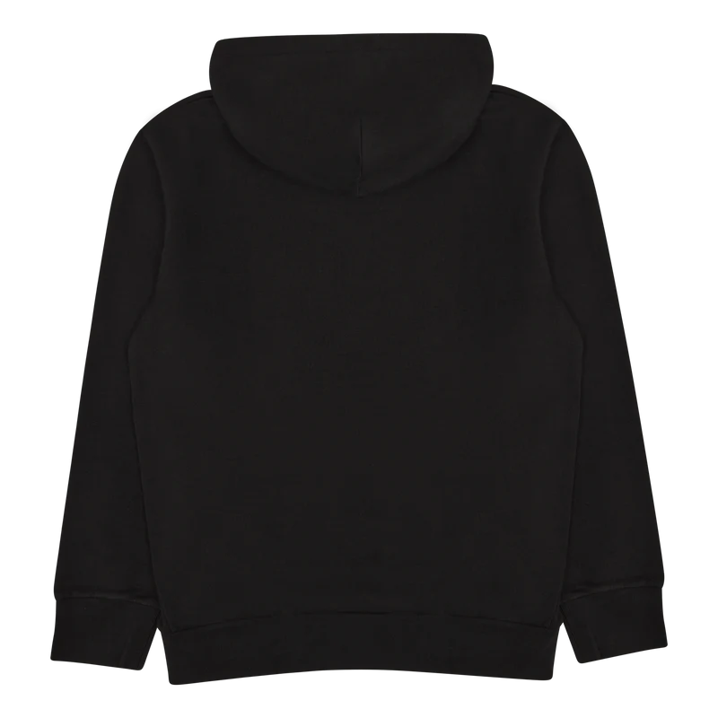 Hooded Scrawl Sweat Black / Misty Sky