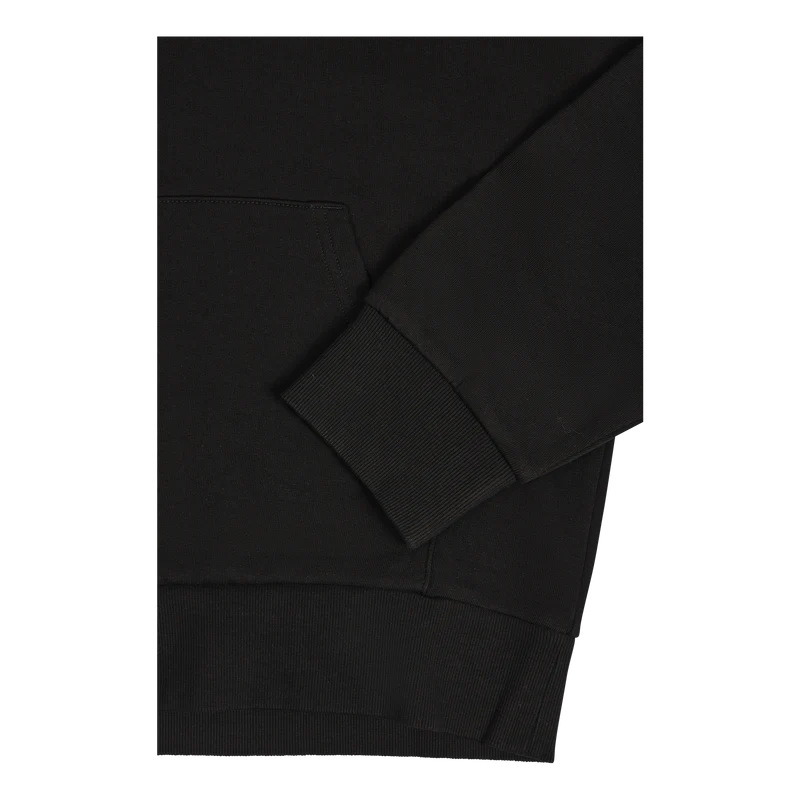 Hooded Scrawl Sweat Black / Misty Sky