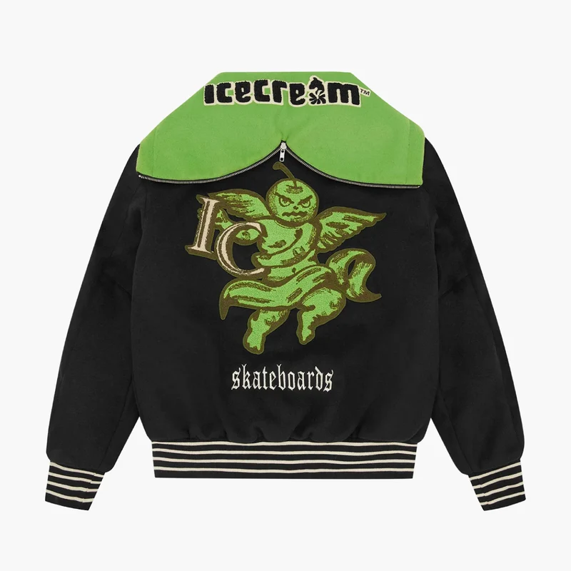 Cherub Cheerleader Jacket Black