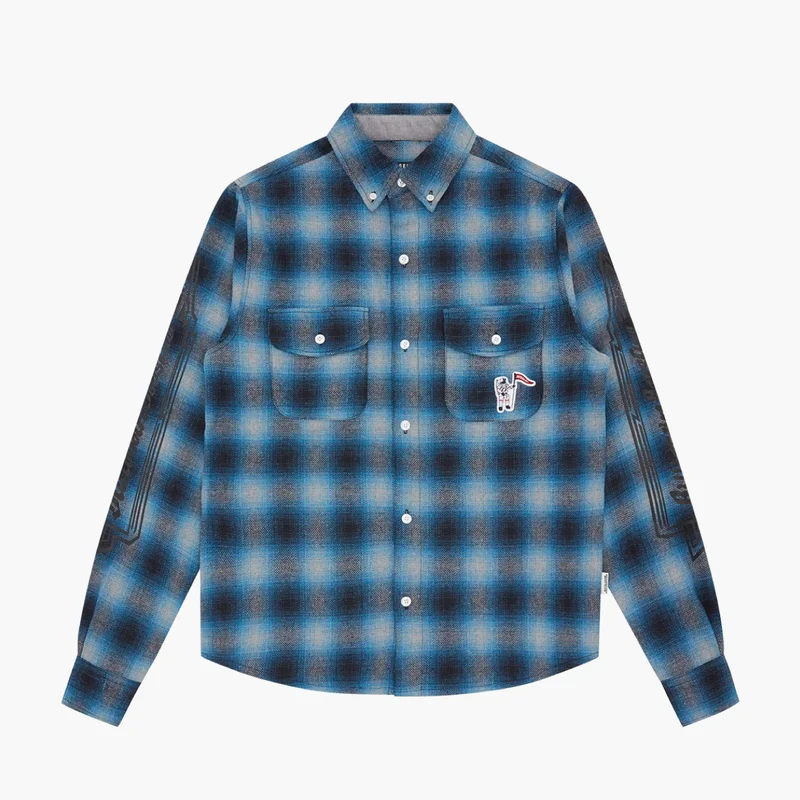 Check L/s Shirt Blue