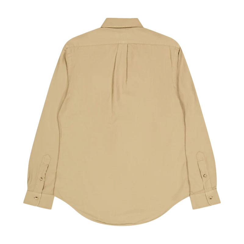 Slim Fit Dobby Shirt Surrey Tan