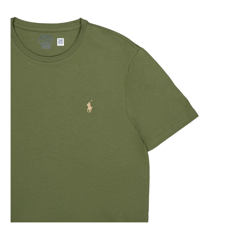 Custom Slim Fit Jersey Crewneck T-Shirt Dark Sage