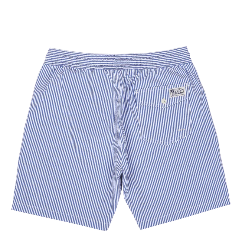 5.75-Inch Traveler Classic Swim Trunk Cruise Royal Seersucker
