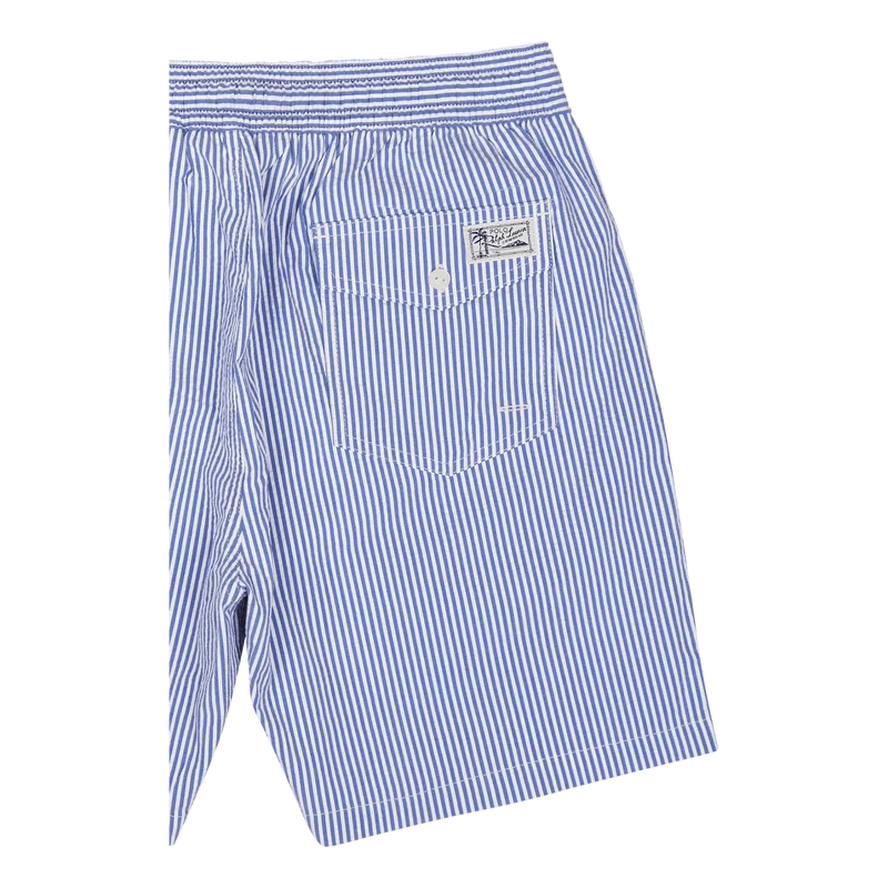5.75-Inch Traveler Classic Swim Trunk Cruise Royal Seersucker
