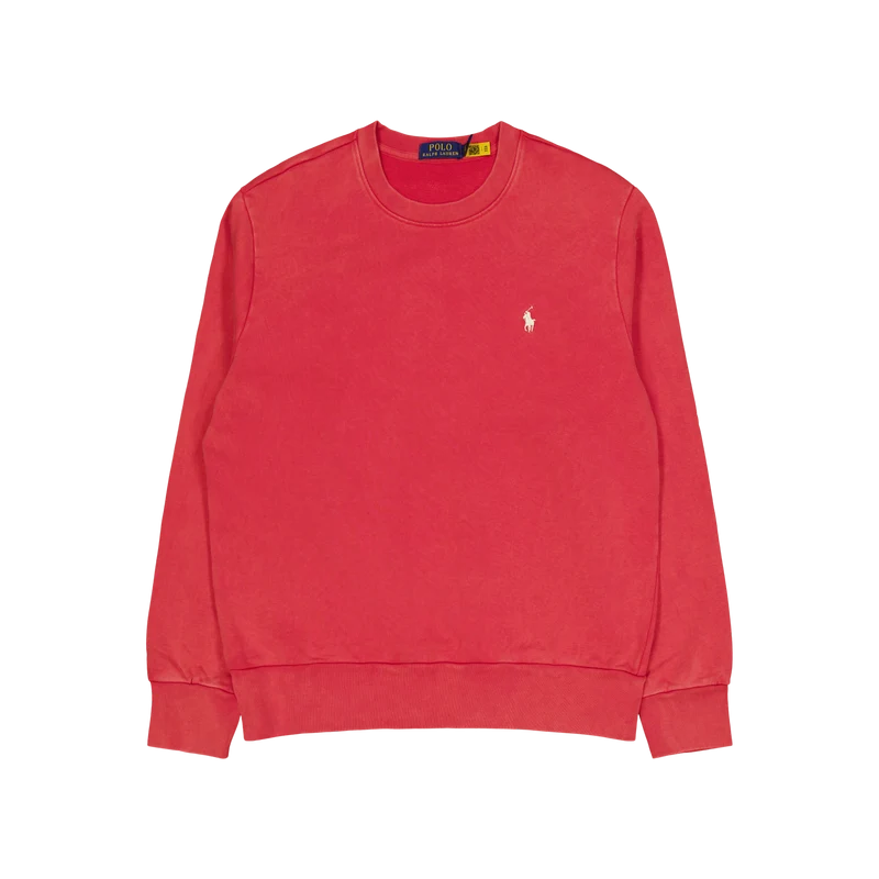 Loopback Fleece Sweatshirt Post Red