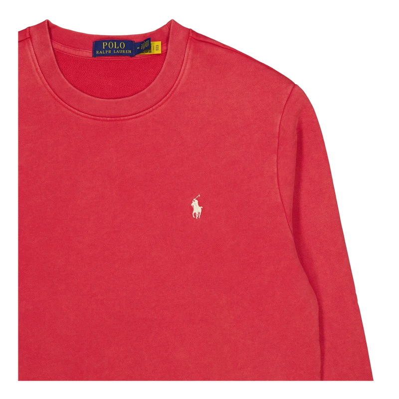Loopback Fleece Sweatshirt Post Red