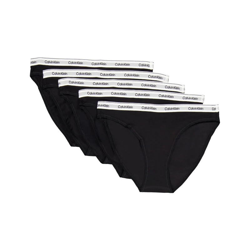 5 Pack Bikini (low-rise) Black/black/black/black/black