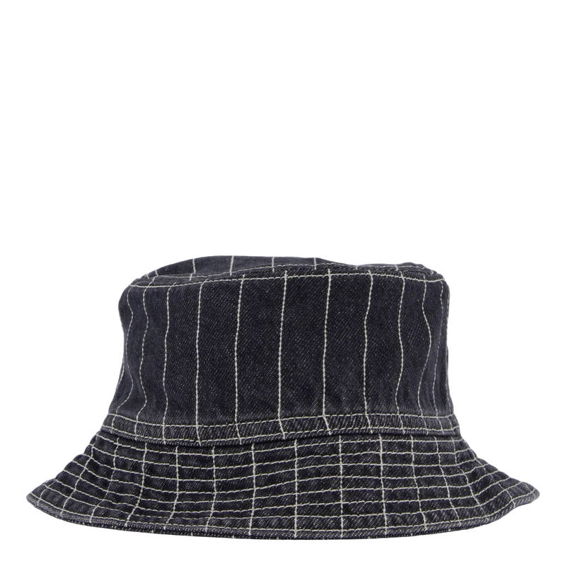 Orlean Bucket Hat Orlean Stripe, Black / White