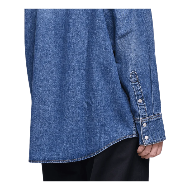Oversized Foundation Shirt Blue
