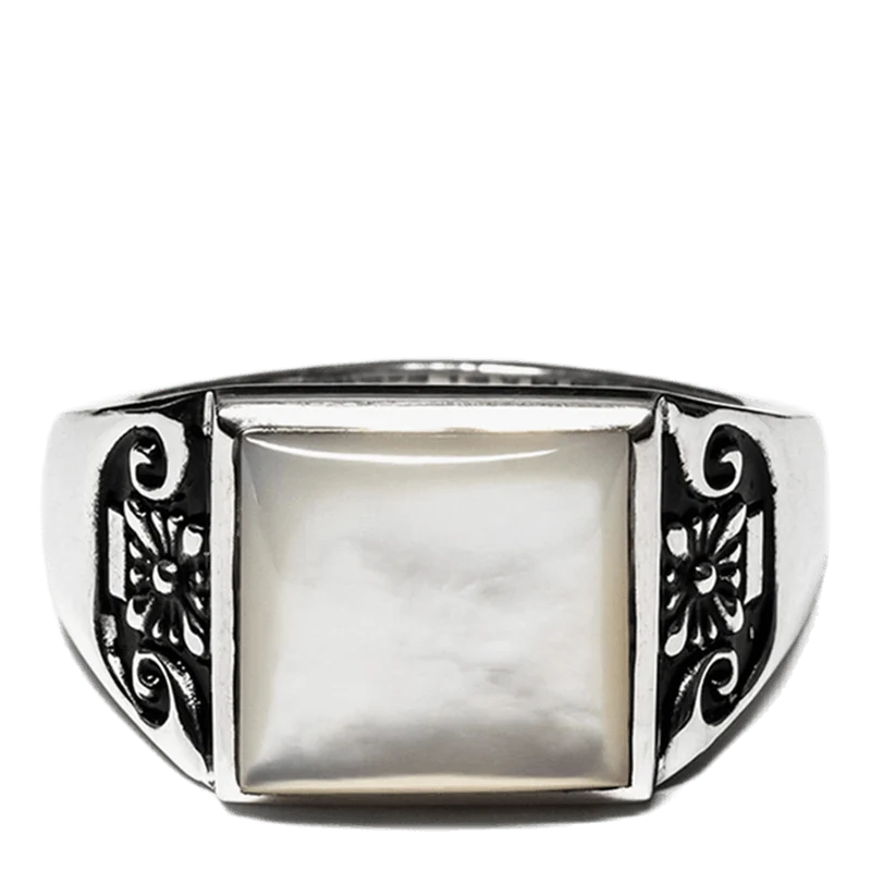 Collegiate Ring Silver