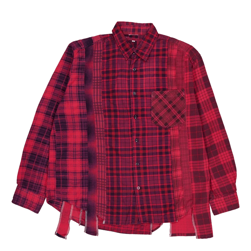 Rebuild By Needles Flannel Shi A-red