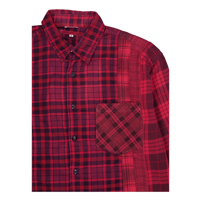 Rebuild By Needles Flannel Shi A-red