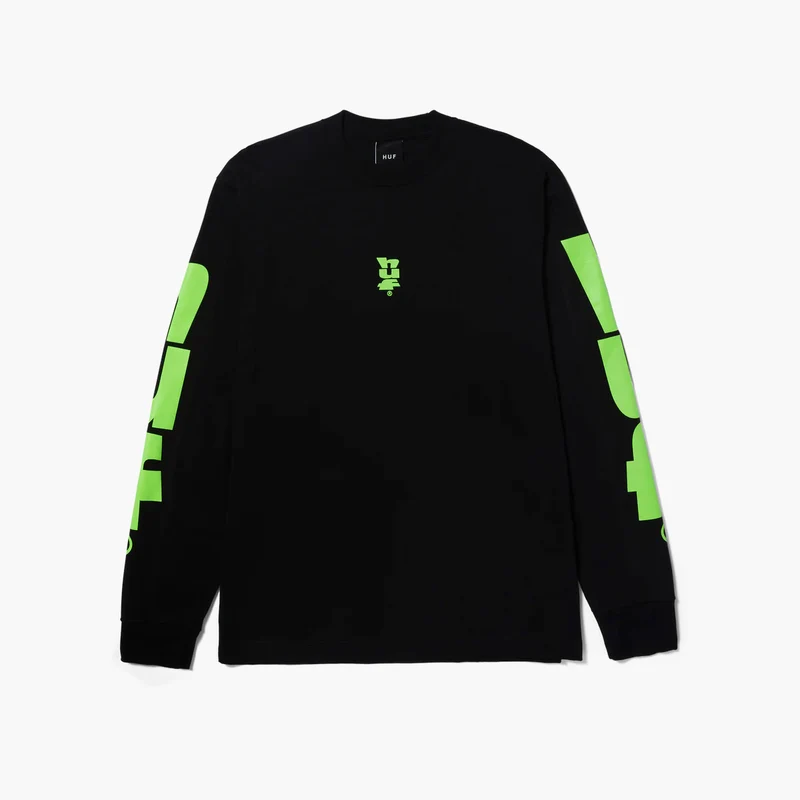 Megablast Stretch L/s Tee Black
