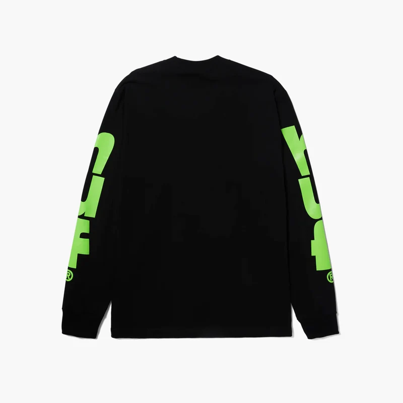Megablast Stretch L/s Tee Black