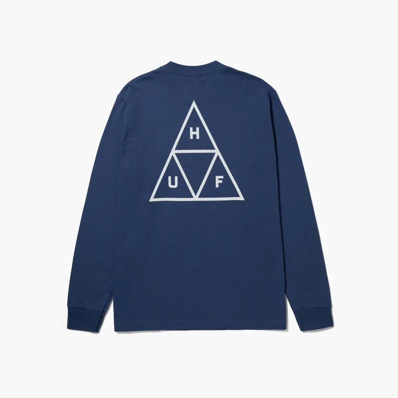 Huf Set Triple Triangle L/s T- Navy