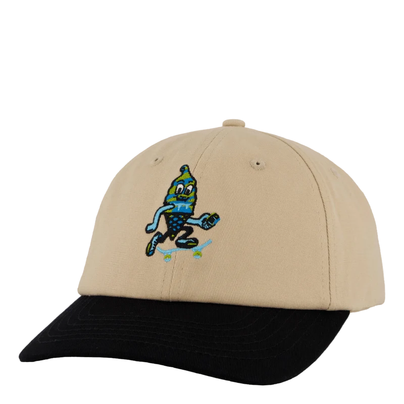 Team Eu Skate Cone Dad Cap Beige