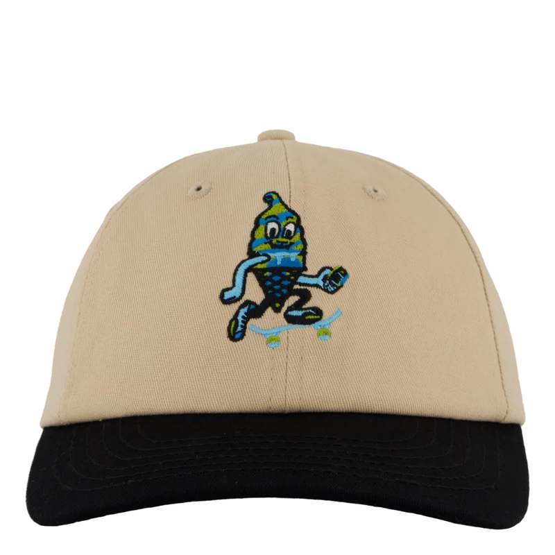 Team Eu Skate Cone Dad Cap Beige