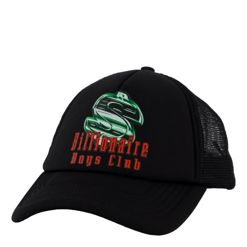 Dollar Sign Trucker Black