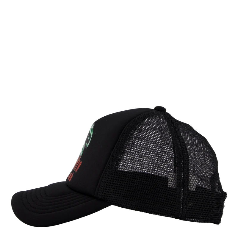 Dollar Sign Trucker Black