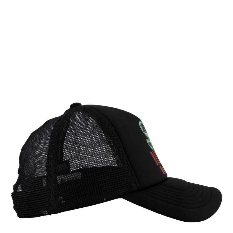 Dollar Sign Trucker Black