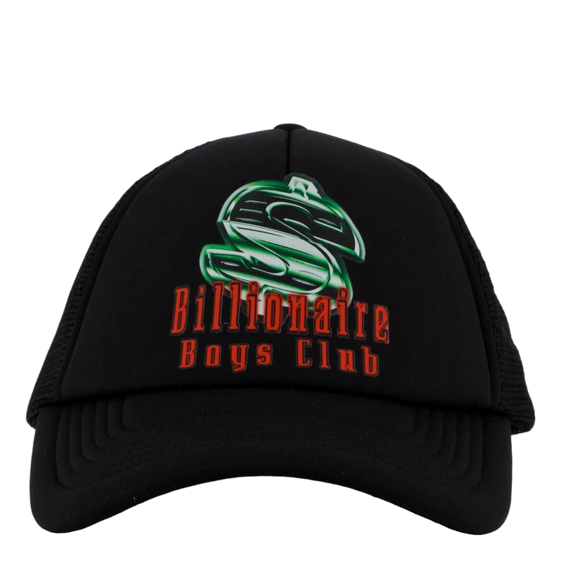 Dollar Sign Trucker Black