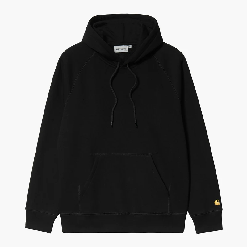 Hooded Chase Sweat Black / Gold