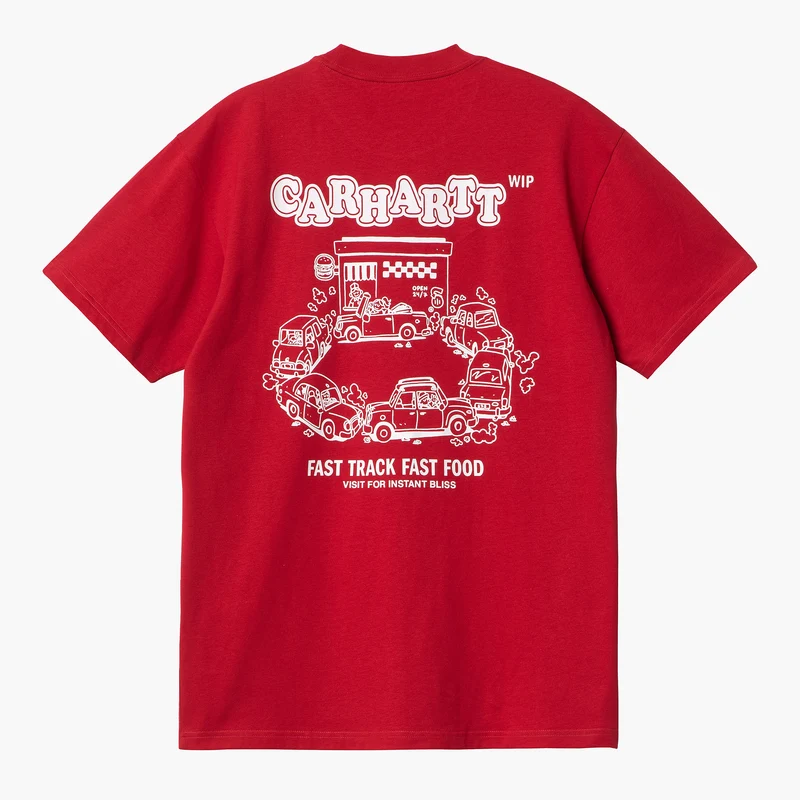 S/s Fast Food T-shirt Samba / White