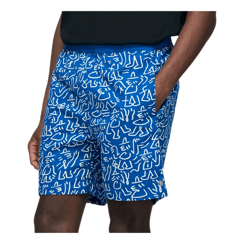 Steady Elastic Wb Shorts Blue
