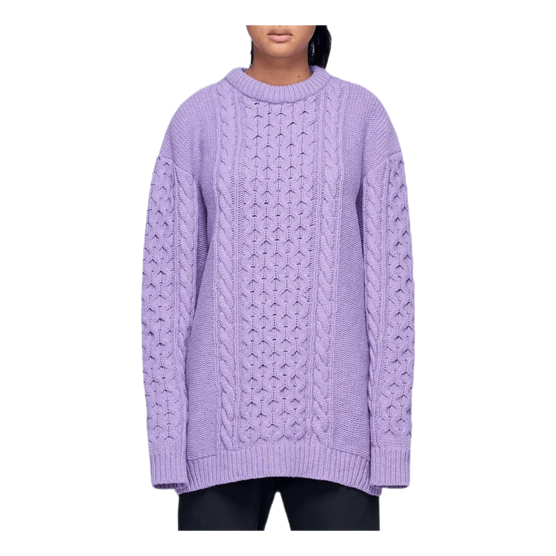 Boyfriend Knit Purple