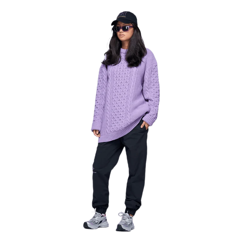 Boyfriend Knit Purple